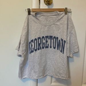 Brandy Melville “Georgetown” cropped tshirt